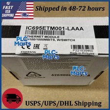 Emerson IC695ETM001-LAAA Ethernet Module for RX3i PLC NEW in Box US Free TAX