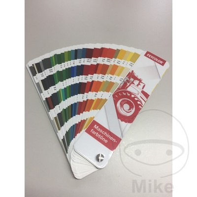 FEYCOLOR Carta muestras de color para maquinaria de construcción