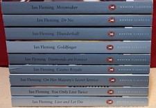 Ian Fleming James Bond Penguin Modern Classics 9 Paperbacks bundle 2004