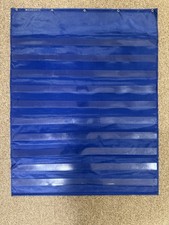 Scholastic Blue Pocket Chart Children's School  Educational Teaching Organizer