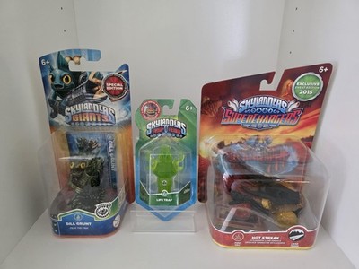 3 seltene Skylanders Figuren   Live Trap, Hot Streak & Grill Grunt    alle OVP!