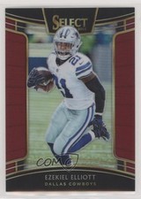 2018 Panini Select Concourse Maroon Prizm /99 Ezekiel Elliott #93 9v7