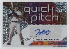 2021 Panini Mosaic Quick Pitch Joey Bart #QPA-JB Auto 0p1q