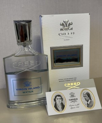 Creed Virgin Island Water 100ml / 3.3 oz F003864 Authentic METAL CAP Ships Fast!