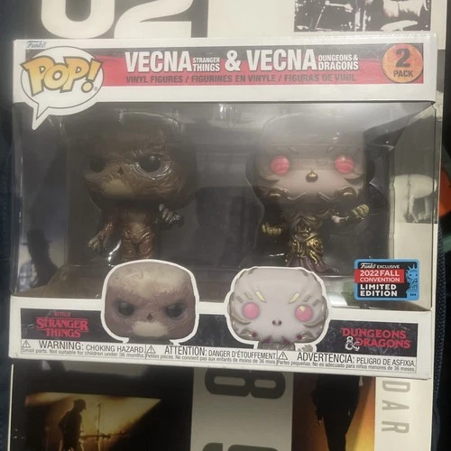 Funko Pop 2 Pack Vecna Stranger Things Dungeons Dragons 2022 Fall Exclusive