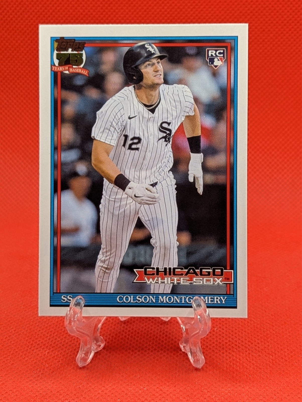2026 Topps Series 1 #T91-4 1991 Colson Montgomery Chicago White Sox RC