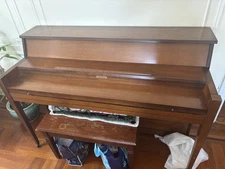 Antique Upright Brown Consolla Piano