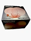 Arcoroc Rosaline Pink Swirl Complete Set New in Box 16 Piece Vintage Cottagecore