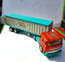 GAMA MINI 1:43  Modell Faun Containersattelzug, Container mit Türen zum öffnen 