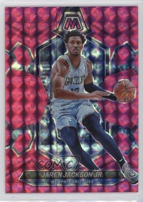 2023-24 Panini Mosaic Pink Mosaic Prizm 100/149 Jaren Jackson Jr #93 16wc