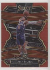 2019-20 Panini Select Concourse Red Prizm 97/199 Jalen Lecque #82 0f4i