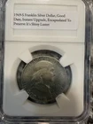 1949-S 50C Franklin Half Dollar, Good Year, Encapsulated