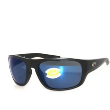 Costa Del Mar Tico 9036-07 60 Matte Black Blue Mirror 580P Polarized Sunglasses
