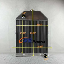 3row Aluminum Radiator For 1941 Ford Pickup Truck Wchevy V8 Cc41ch 3row Aluminum Radiator For 1941 Ford Pickup Truck Wchevy V8 Cc41ch