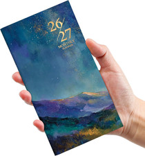 Pocket Calendar 2026-2027 for Purse, Two Year Monthly Planner Pocket Size, Jan 2