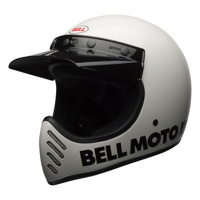HELM ENDURO BELL MOTO-3 CLASSIC WEISS