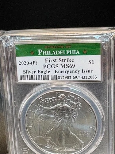 2020-(P)  American Silver Eagle * PCGS MS69 * Emergency Issue * Philadelphia