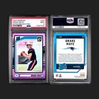 2024 Donruss Optic Preview Pink Holo Drake Maye Rookie Rc PSA 9