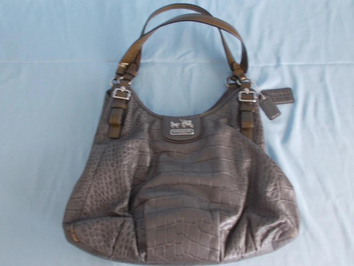 バッグ Coach Hobo Hand Bag Signature Gray Coach Hobo Bags Gray Bags & Handbags for Women for sale | eBay