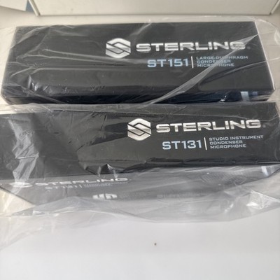 NEW OLD STOCK STERLING AUDIO ST131 & ST151 BUNDLE