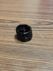 Black Men's Band Ring with Chain Design, Size 11, Metal, New — photo 1