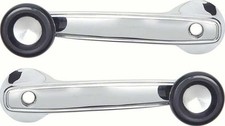Chrome Window Crank Handle Set For 1968-1974 Barracuda and 1968-1970 Belvedere