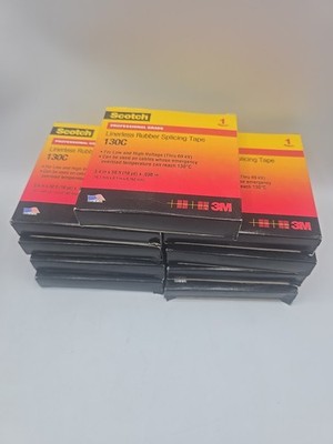 9 Scotch Professional Grade Linerless Rubber Splicing Tape 130C 3/4'' X 30 ft