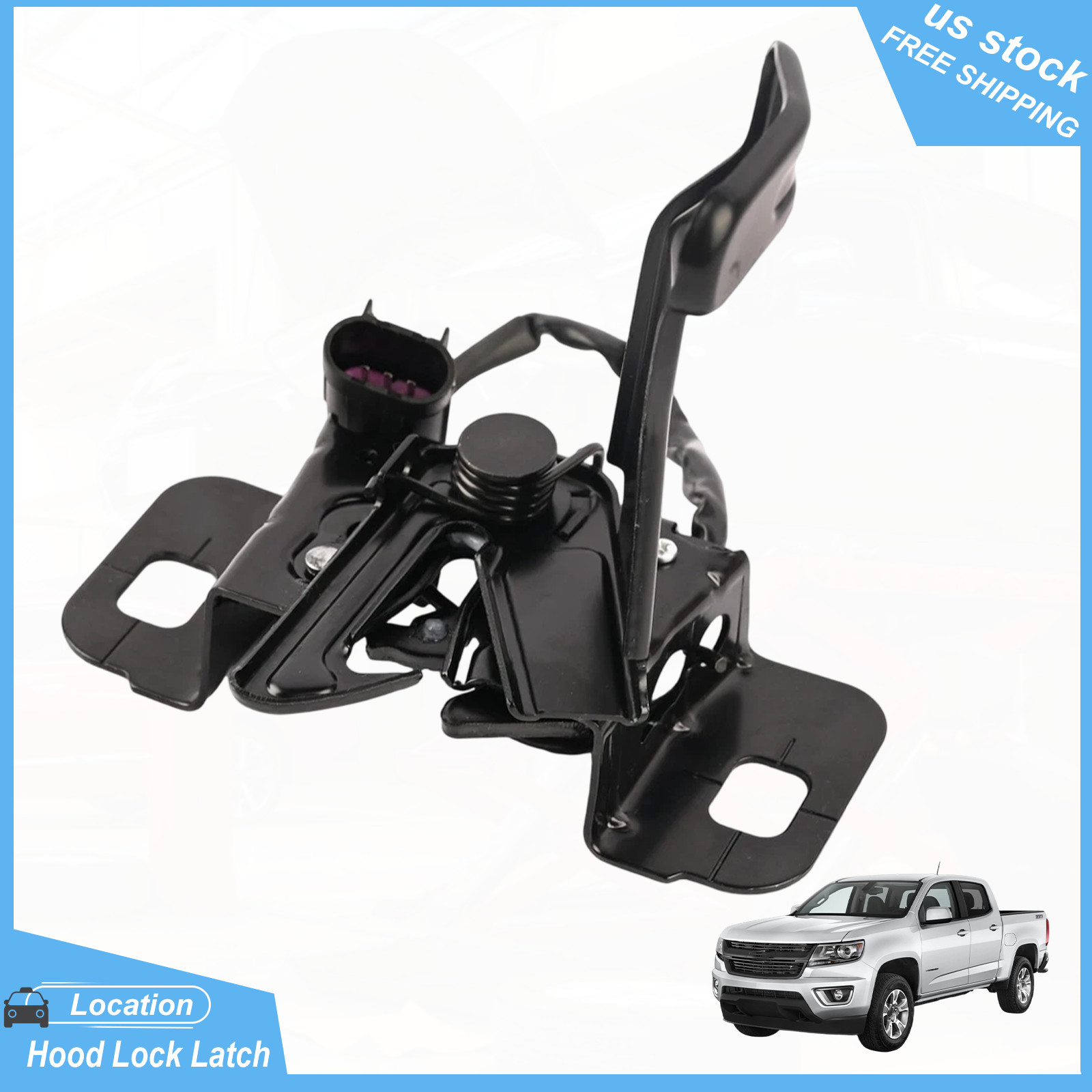 Hood Latch Lock Engine Assembly for Chevrolet Colorado Pickup 15-18 84066068