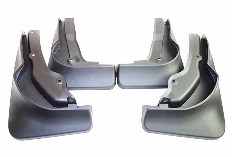 Genuine Set Mud Flaps Splash Guards For 2011-2014 Benz C Class AMG / C63 Sedan - Image 2 of 4
