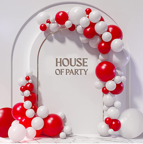 2 Ballonbogen Kit + Ballons Girlande Geburtstag Hochzeit Party Baby Dusche Dekor UK - Bild 5 von 14