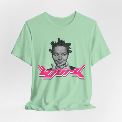 Retor Björk T-Shirt – Retro Bjork Graphic Music Tee, Pop Culture Festival Shirt - Picture 9 of 9