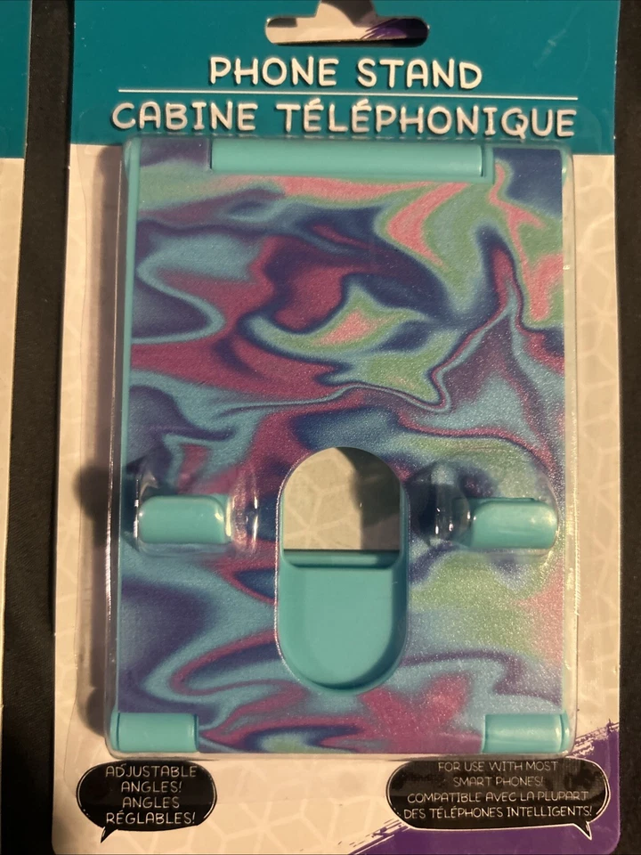 New Universal Foldable Cell Phone Desk Stand Holder Mount Cradle Adjustable - Image 2 of 3