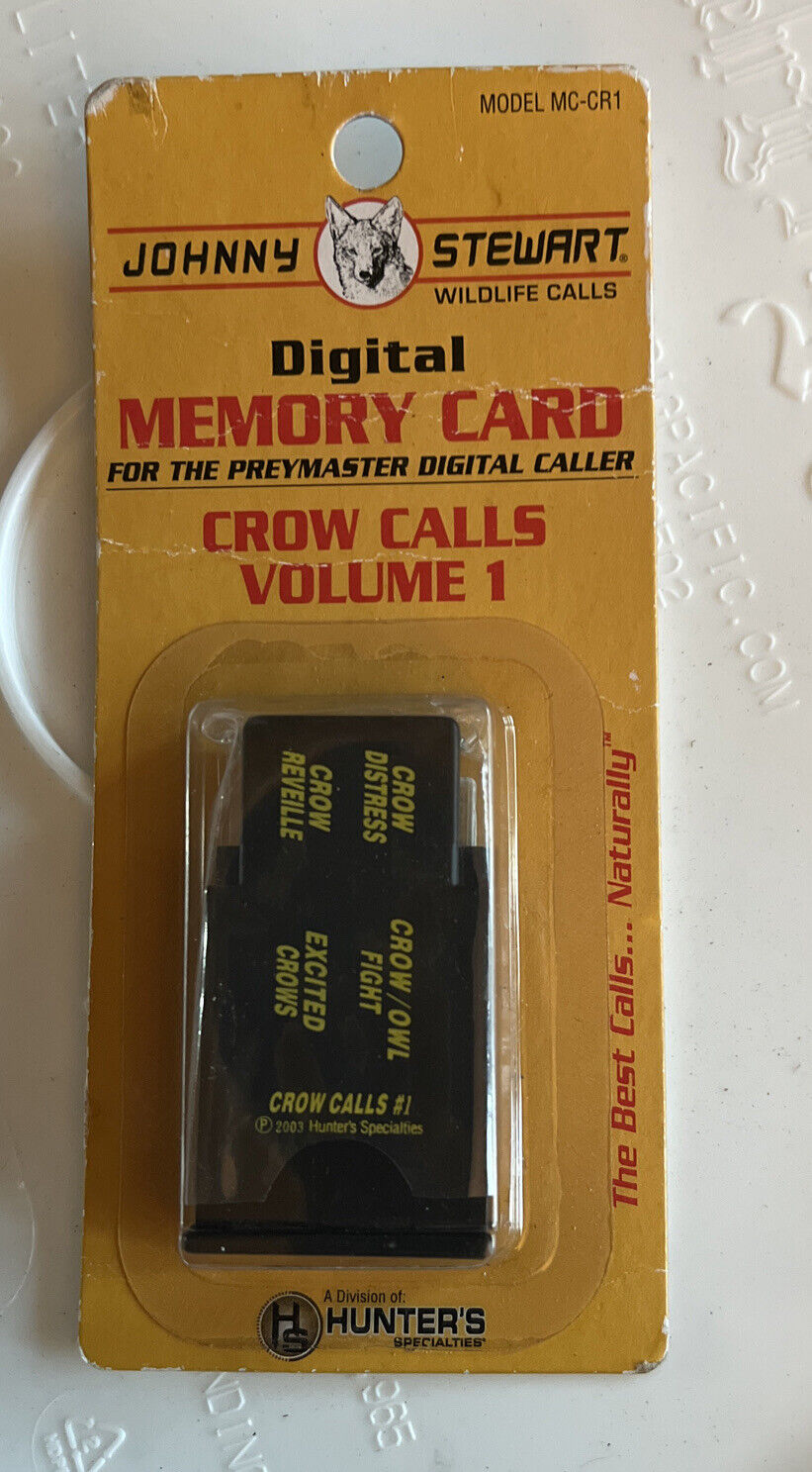 JOHNNY STEWART CROW CALLING VOLUME 1 PREYMASTER MEMORY CARD (m)