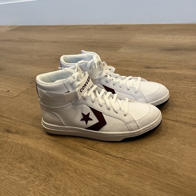 Size 11 - Converse Pro Blaze V2 Mid White Black for sale online | eBay