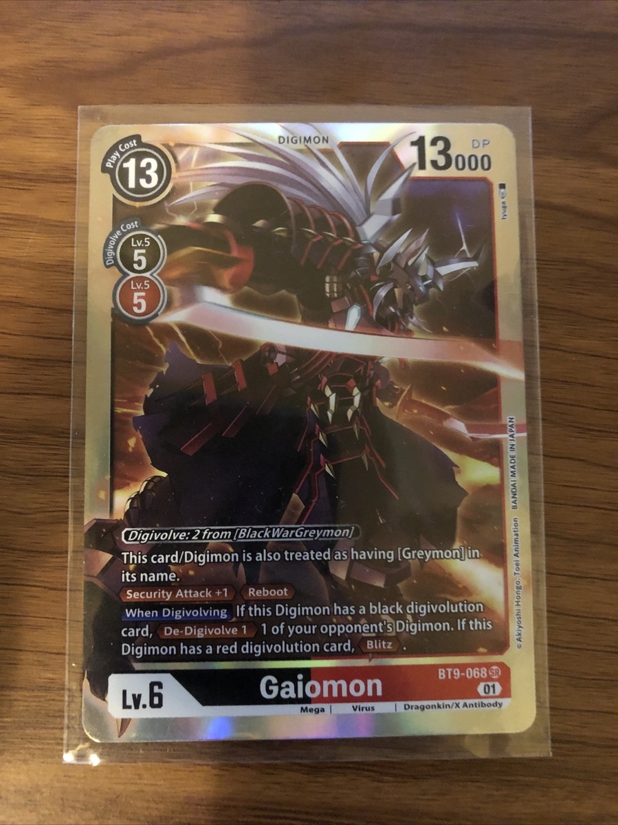 digimon card game x record Gaiomon BT9 Provides essential cards for the metagame and bolsters the strength of the product Gazimon X Antibody Price &
