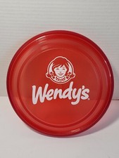 Wendys Fast Food 9-inch Frisbee/Flying Disc - Made in USA - Great Condition