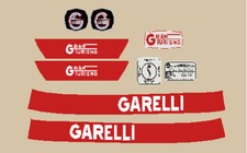 Garelli 50 Gran Tourisme 1972 Série Adhésifs Stickers