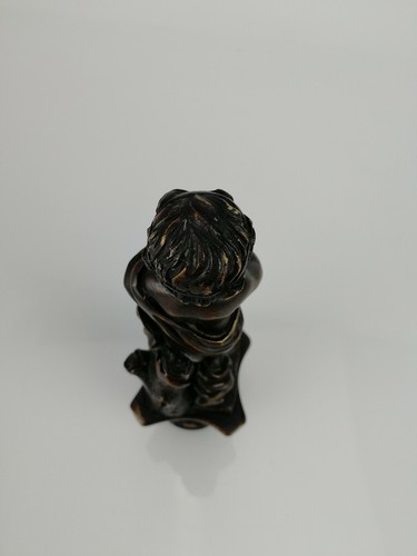 Statuette , Enfant, Chérubin ,H 15,5cm , Sculpture ancienne - Picture 8 of 8