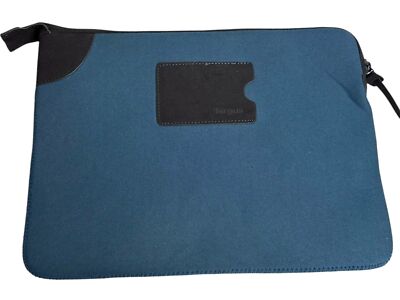 TARGUS Soft Neoprene Case 10x13.25'' Banker Sleeve Teal Blue Ipad Tablet Sleeve