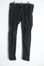 Jack & Jones mens Ripped Distressed Jeans - black. - W32 L32 (VU4)