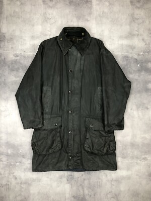 BARBOUR BORDER WAX JACKET Made In England 96cm | eBay