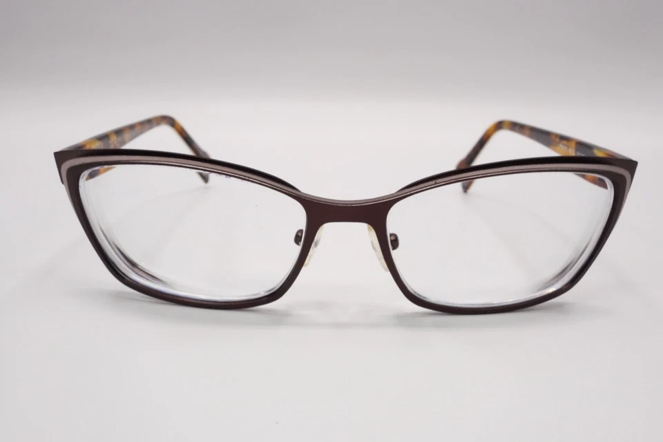 JF Rey Petite PM 019 Eyeglasses Frames 9512 Brown Tortoise 50[]15-142 9555 - Image 2 of 4
