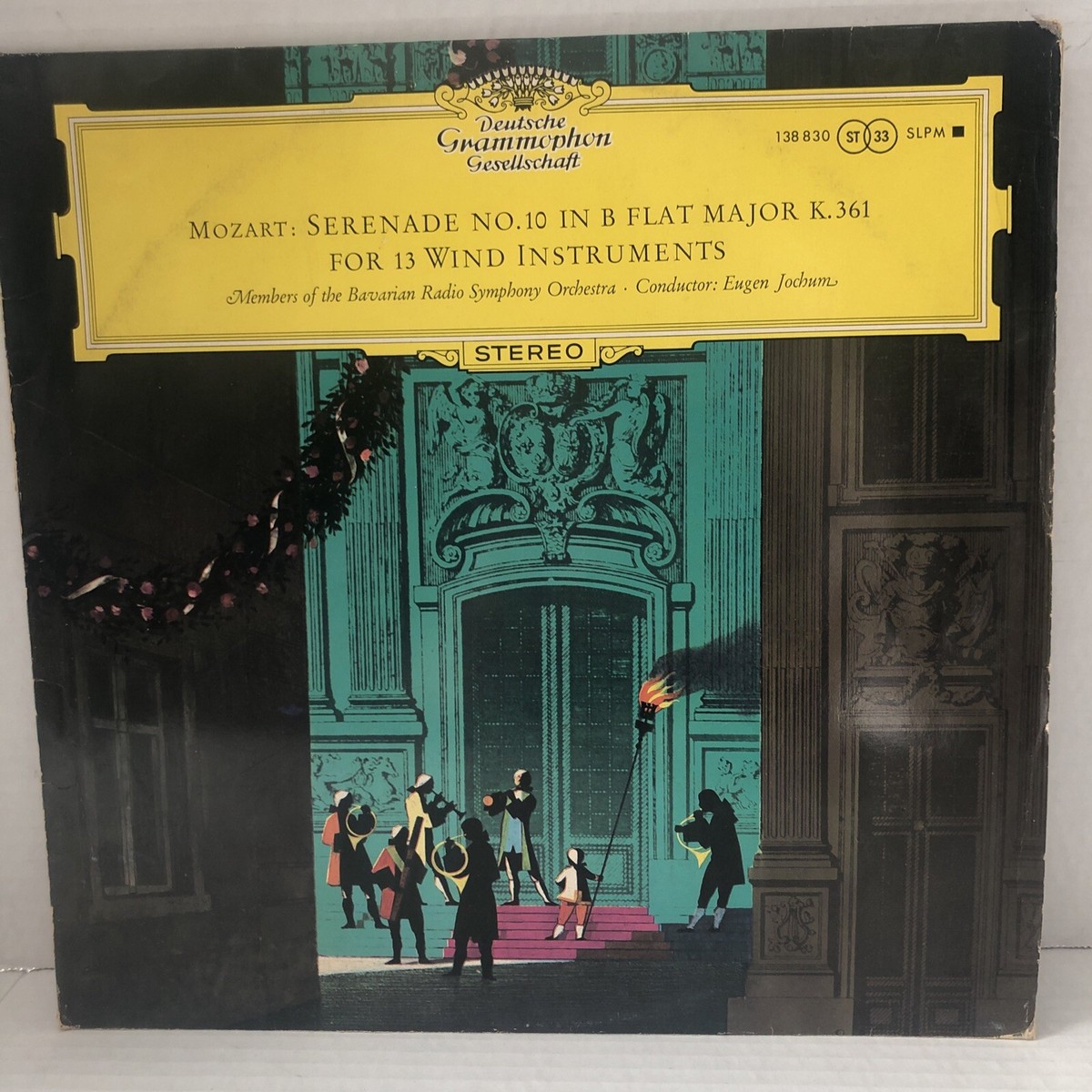 MOZART Serenade #10 for 13 Winds - EUGEN JOCHUM - DGG TULIP LP