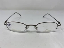 Jubilee Eyeglasses Frame J-5643 BROWN 47-20-135 Half Rim Metal C383