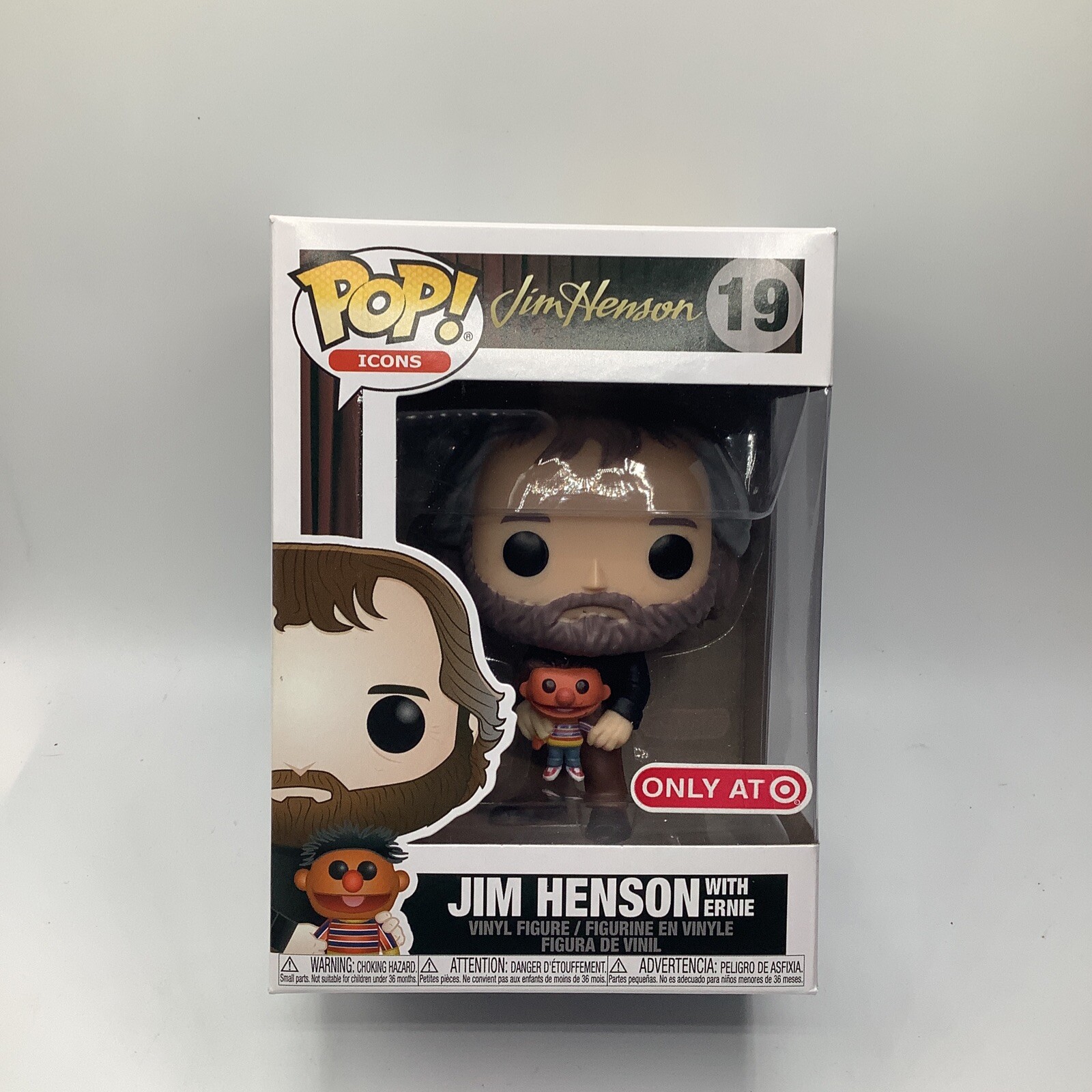 Pop! Figura Exclusiva Icons Jim Henson Con Ernie #19 Target