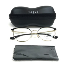 Vogue Eyeglasses Frame VO4208 352 Top Black/Pale Gold Cat Eye Full Rim 52-18-140
