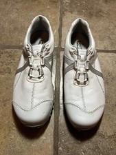 Footjoy M Project BOA Leather Spikeless Golf Shoes - Women's Size 9- White