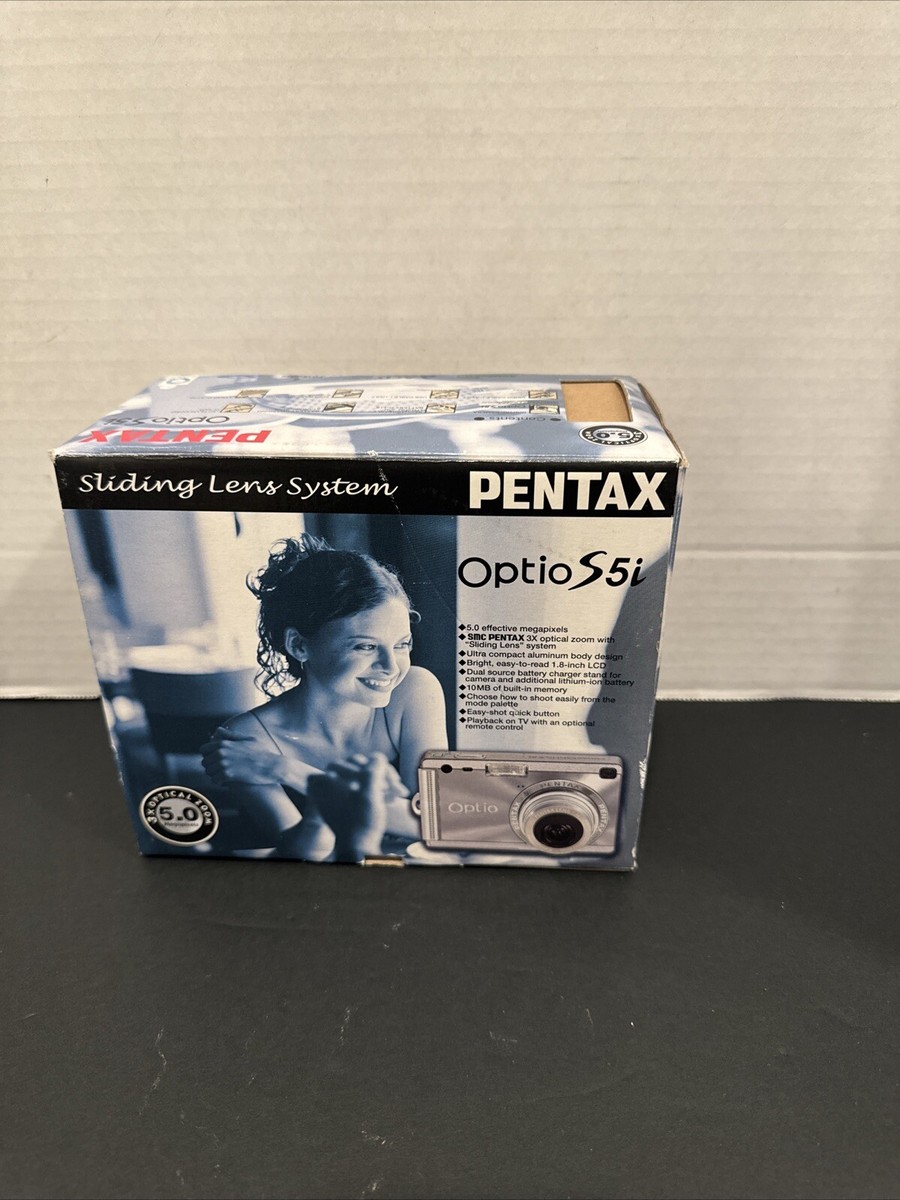【Q2058】 PENTAX Optio S 5i ペンタックス オプティオ PENTAX Pentax Optio S5i 5.0MP Digital Camera - Silver for