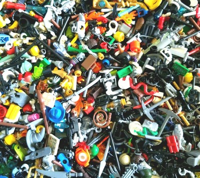 LEGO® Minifigure Bulk Accessories LOT x 20 Random Weapons Tools LEGO® Minifigure Bulk Accessories LOT x 20 Random Weapons Tools