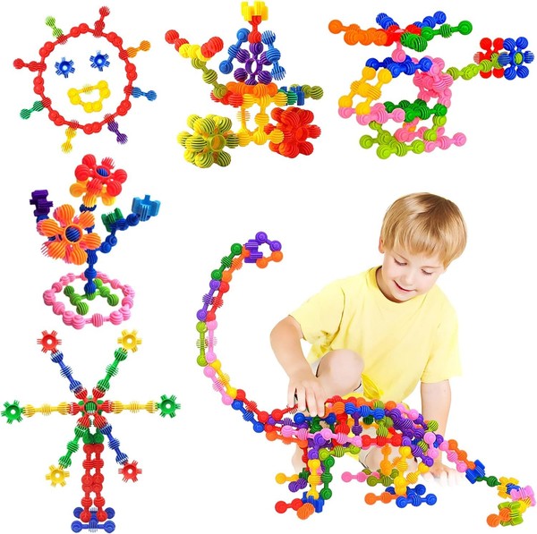 Tomyou Kreatives Spielzeug-Baustein-Set – 100-Tlg. Puzzle-Spielzeug FüR Kinder-image